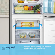 Load image into Gallery viewer, Fridgemaster MC55240ES 50/50 Freestanding Fridge Freezer – Silver
