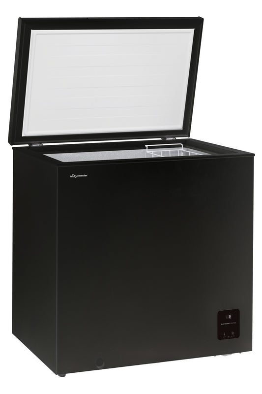 Fridgemaster MCF198EB Black 89cm 198Litre Chest Freezer