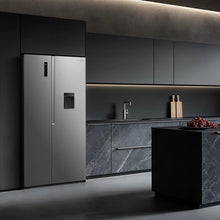 Load image into Gallery viewer, Fridgemaster MS91558DES 91.1cm 60/40 Total No Frost American Fridge Freezer - Silver
