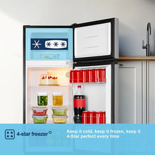 Load image into Gallery viewer, Fridgemaster MTM48120ES 70/30 Fridge Freezer - Silver
