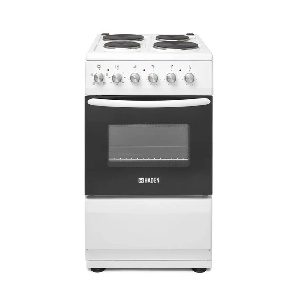 Haden HES051W 50cm Single Oven Electric Cooker - White