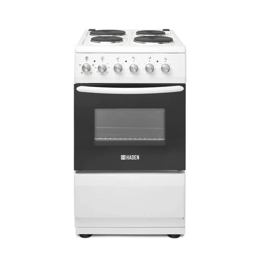 Haden HES051W 50cm Single Oven Electric Cooker - White