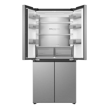 Haier HCR58S18DNMM 60/40 Total No Frost Fridge Freezer - Inox