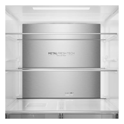 Haier HCR58S18DNMM 60/40 Total No Frost Fridge Freezer - Inox
