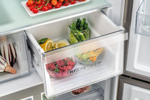 Load image into Gallery viewer, Haier HCR59F19ENMM 90.8cm Freestanding American Fridge Freezer - Platinum Inox
