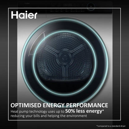 Haier HD90-A3959 9kg Heat Pump Tumble Dryer - White