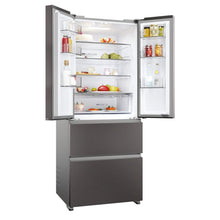 Load image into Gallery viewer, Haier HFR3718ENMD 70cm 60/40 Total No Frost Fridge Freezer - Dark Inox
