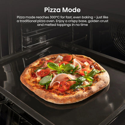 Hisense BI622AXPGUK 59.5cm Built In Electric Single Oven - Black & Stainless Steel