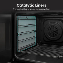 Load image into Gallery viewer, Hisense HDCEC5C10B 50cm Double Oven Electric Cooker with Ceramic Hob - Black
