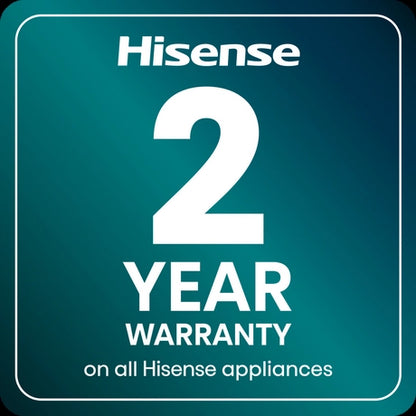 Hisense HDE3211BBUK 60cm Double Oven Electric Cooker with Ceramic Hob - Black