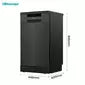 Load image into Gallery viewer, Hisense HS523E15BUK Slimline Dishwasher - Black - 10 Place Settings
