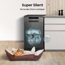 Load image into Gallery viewer, Hisense HS523E15WUK Slimline Dishwasher - White - 10 Place Settings
