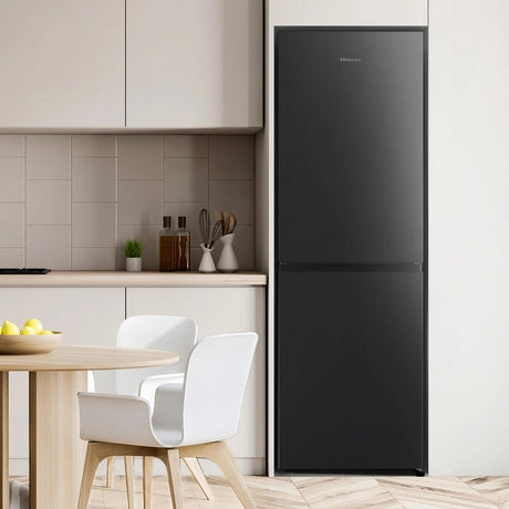 Hisense RB327N4ABD 55cm 50/50 Total No Frost Fridge Freezer - Black