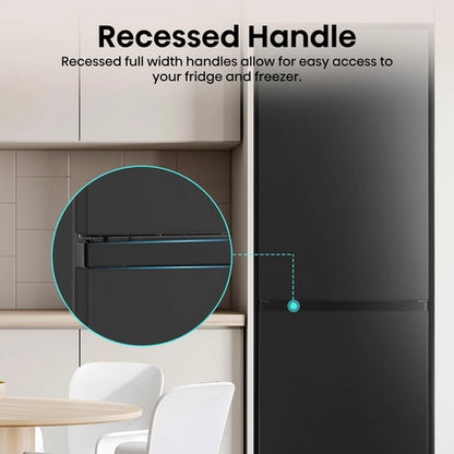Hisense RB327N4ABD 55cm 50/50 Total No Frost Fridge Freezer - Black