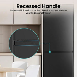 Hisense RB327N4ABD 55cm 50/50 Total No Frost Fridge Freezer - Black
