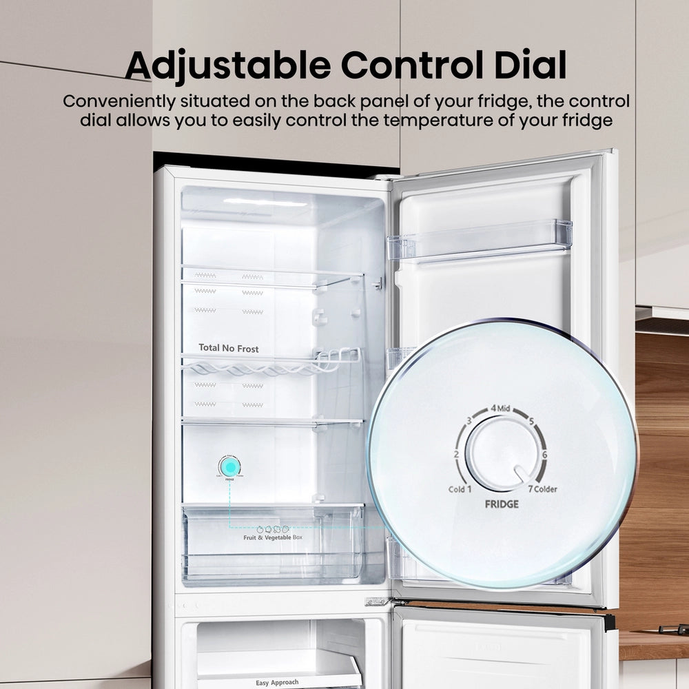 Hisense RB327N4WWE 50/50 Total No Frost Fridge Freezer - White