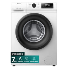 Load image into Gallery viewer, Hisense WF1Q7021BW 7kg 1200 Spin, Steam Washing Machine - White
