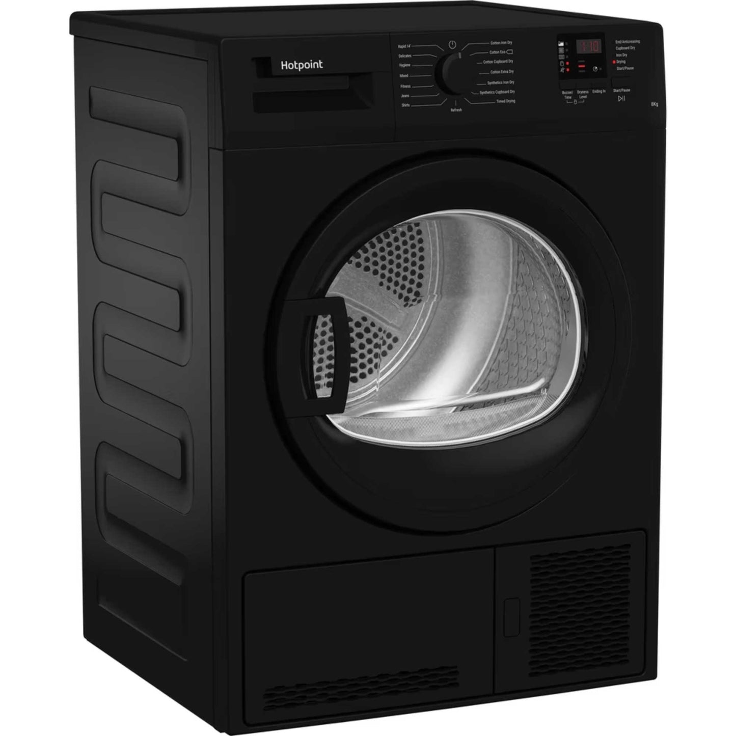 Hotpoint Dryer 8KG Condenser Sensor Dry Black - CHDC82BBGDUK