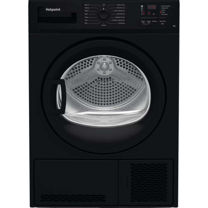 Hotpoint Dryer 8KG Condenser Sensor Dry Black - CHDC82BBGDUK