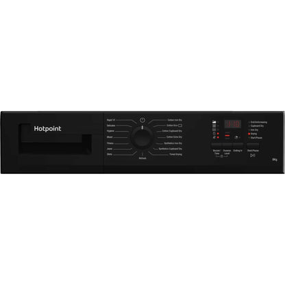 Hotpoint Dryer 8KG Condenser Sensor Dry Black - CHDC82BBGDUK