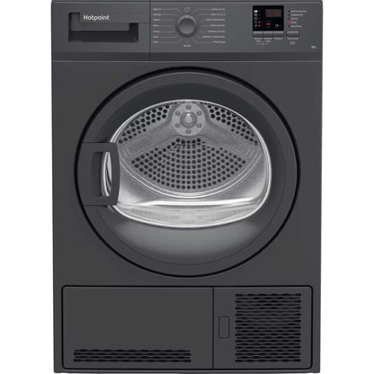 Hotpoint Dryer 8KG Condenser Sensor Dry Graphite - CHDC82GGGDUK