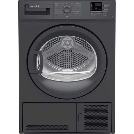Hotpoint Dryer 8KG Condenser Sensor Dry Graphite - CHDC82GGGDUK