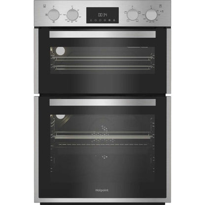 Hotpoint DIH10DIX Built In Electric Fan Double Oven - Stainless Steel
