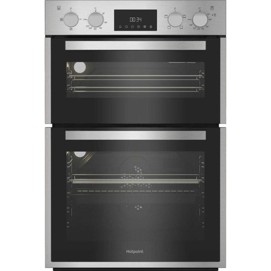 Hotpoint DIH10DIX Built In Electric Fan Double Oven - Stainless Steel