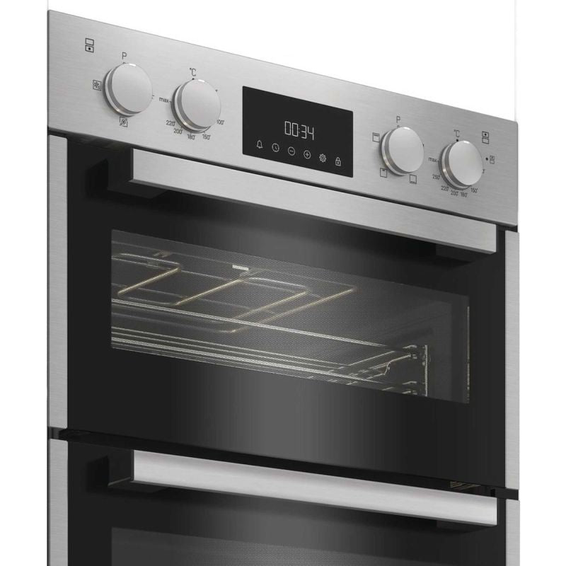 Hotpoint DIH10DIX Built In Electric Fan Double Oven - Stainless Steel