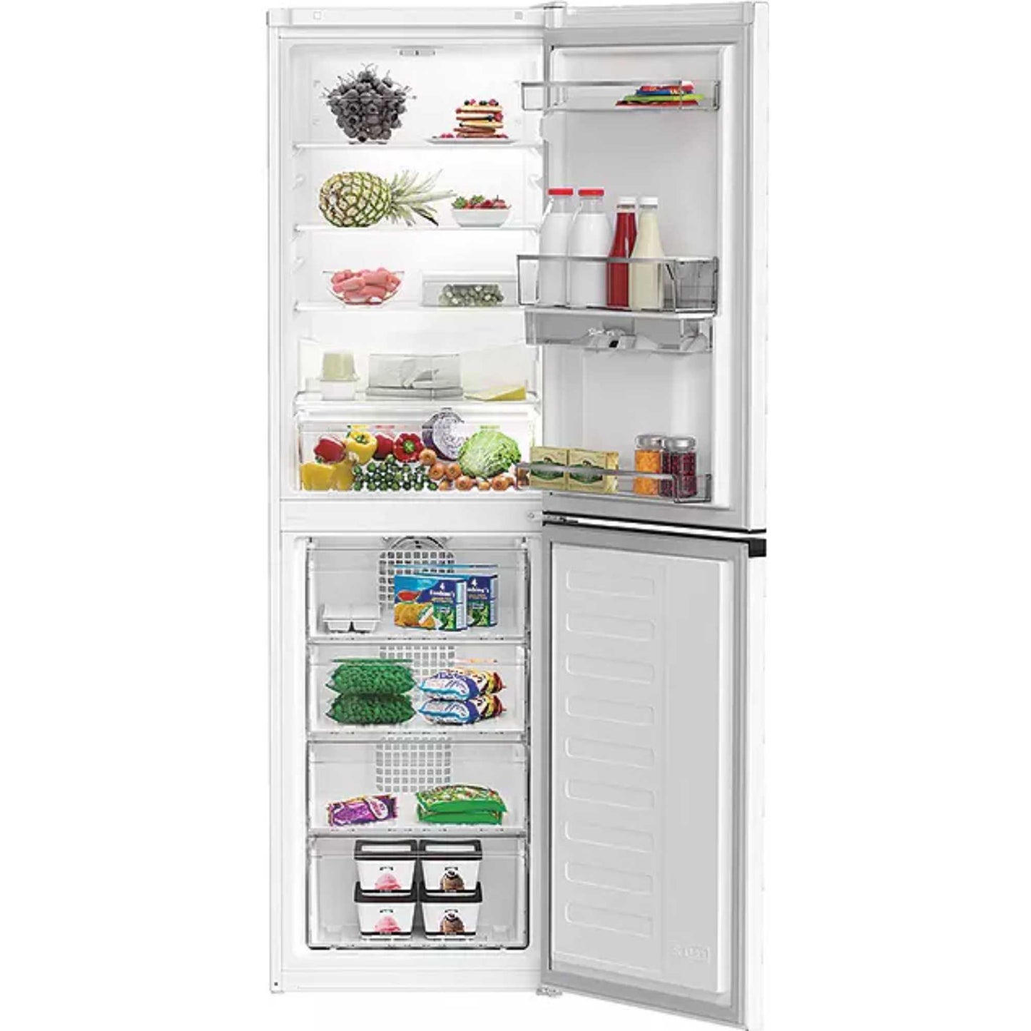 Hotpoint HPKH1261WS4UK No Frost 50/50 Fridge Freezer With Water Dispenser - Silver