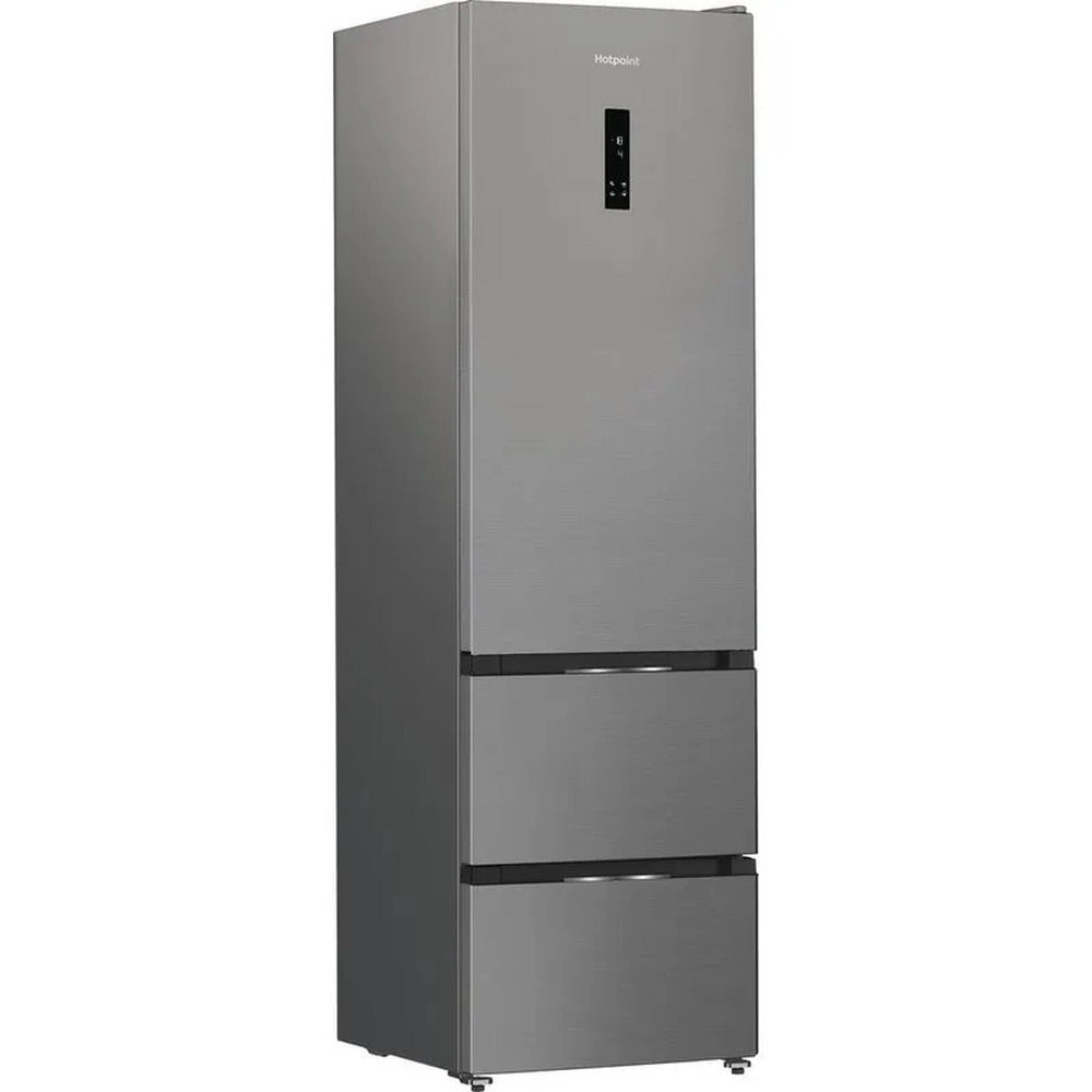 Hotpoint HPKF5351XP4UK Dual No Frost 3 Door  Fridge Freezer with VitalCare - Brushed Steel