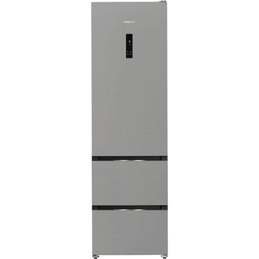 Hotpoint HPKF5351XP4UK Dual No Frost 3 Door  Fridge Freezer with VitalCare - Brushed Steel