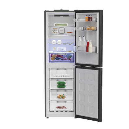 Hotpoint HPKF6353XBR4UK Freestanding 60cm 60/40 Fridge Freezer - Inox