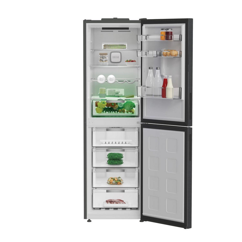 Hotpoint HPKF6353XBR4UK Freestanding 60cm 60/40 Fridge Freezer - Inox