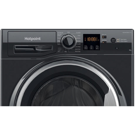 Hotpoint NSWF946BSUK 9kg 1400 Spin Washing Machine - Black