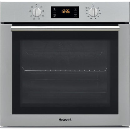 Hotpoint SAEU4544TCIX 59.5cm Built In Electric Single Oven - Inox