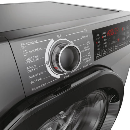 Hoover H3WPS496TAMBR68 9kg 1400 Spin Washing Machine - Graphite
