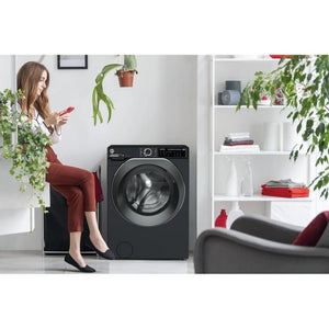 Hoover HD496AMBCB/1-80 9kg/6kg 1400 Spin Washer Dryer - Black