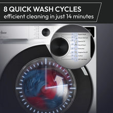 Load image into Gallery viewer, Hoover HGD 48SB8BC-80 8kg, 1400Spin Ultra Washing Machine - Black
