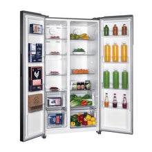 Load image into Gallery viewer, Hoover HHSBSO-6174XK-1 91cm 60/40 Frost Free American Fridge Freezer - Stainless Steel
