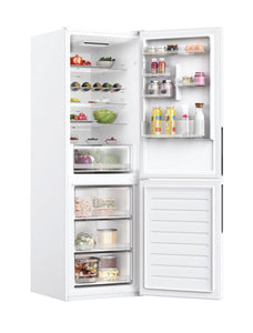 Hoover HOCE3T618EWKR 59.5cm 60/40 Frost Free Fridge Freezer - White