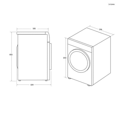 Hoover HREC10TE-80 10kg Condenser Tumble Dryer - White