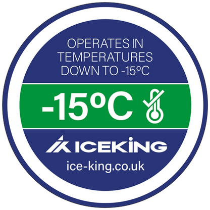 Iceking CF371EW 371Litre Large Chest Freezer - White