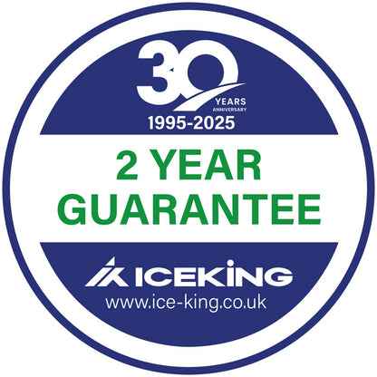 Iceking CF371EW 371Litre Large Chest Freezer - White