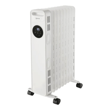 Igenix IG3621 2000W Digital Timer Display Oil filled Radiator White