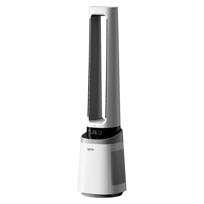 Igenix   IGFD02549W 41 Inch Bladeless Tower Fan with Air Purifier, 2-in-1 Cooling Tower Fan