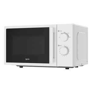 Igenix IGMS0820MSSW 20Litre 800W Manual Microwave with Stainless Steel Cavity