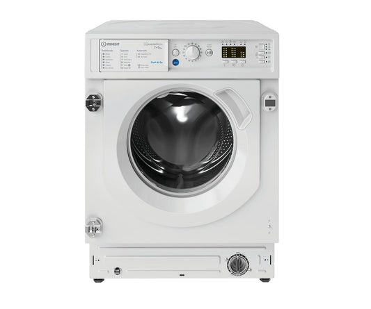 Indesit BIWDIL75148 7kg/5kg 1400 Spin BUILT IN Washer Dryer - White