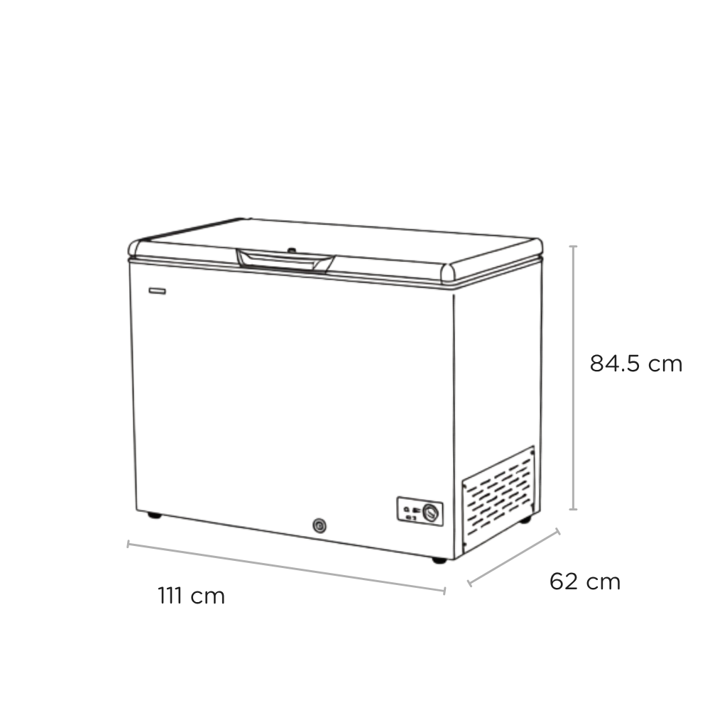 Sensis RFCHT01F300EW 300 litre Chest Freezer - White