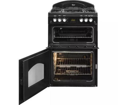 Leisure CLB60GCK 60cm Wide Classic Range Style Gas Cooker in Black